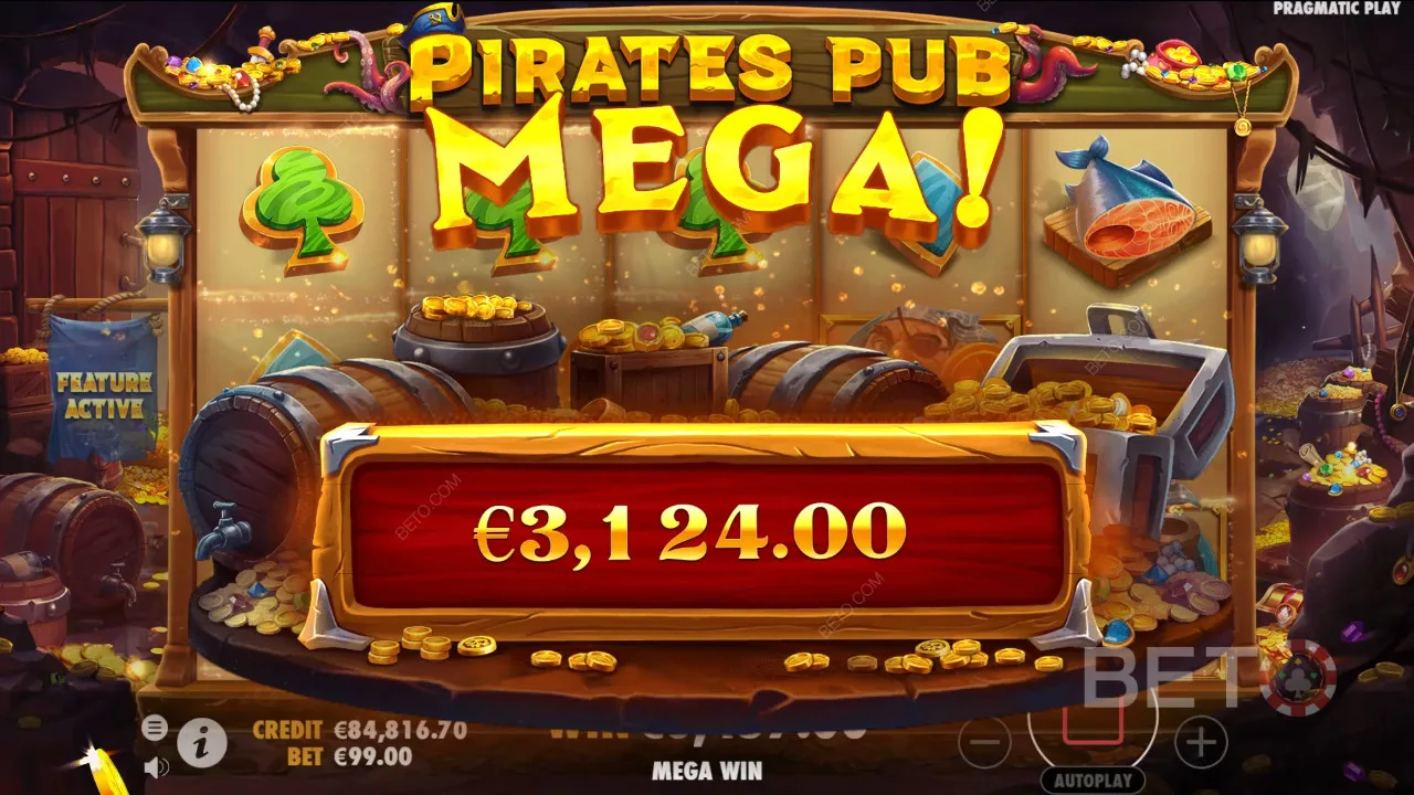 Pirates Pub Mega Win