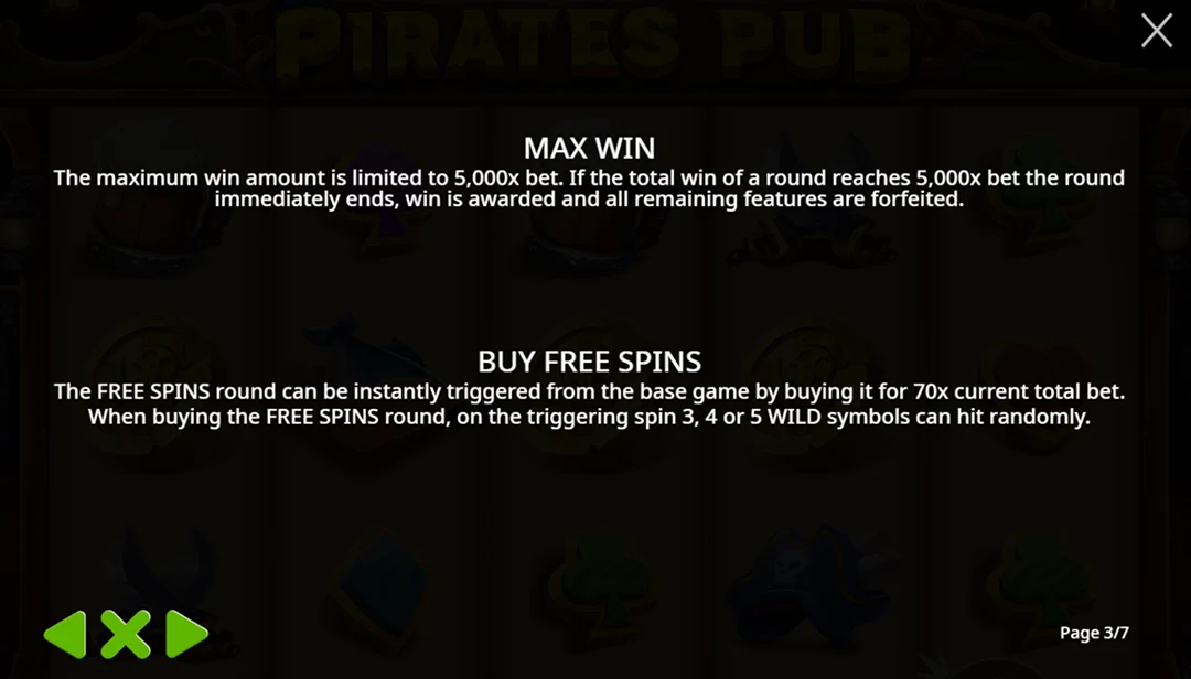 Pirates Pub - Ganancia máxima y compra de giros gratis